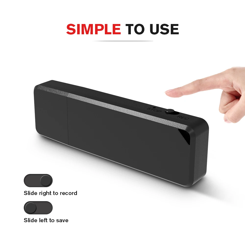 Vandlion 8 Гб 16 г 32 г перезаряжаемый мини диктофон WAV аудио ручка цифровой USB накопитель диктофон Gravador de voz Профессиональный X1
