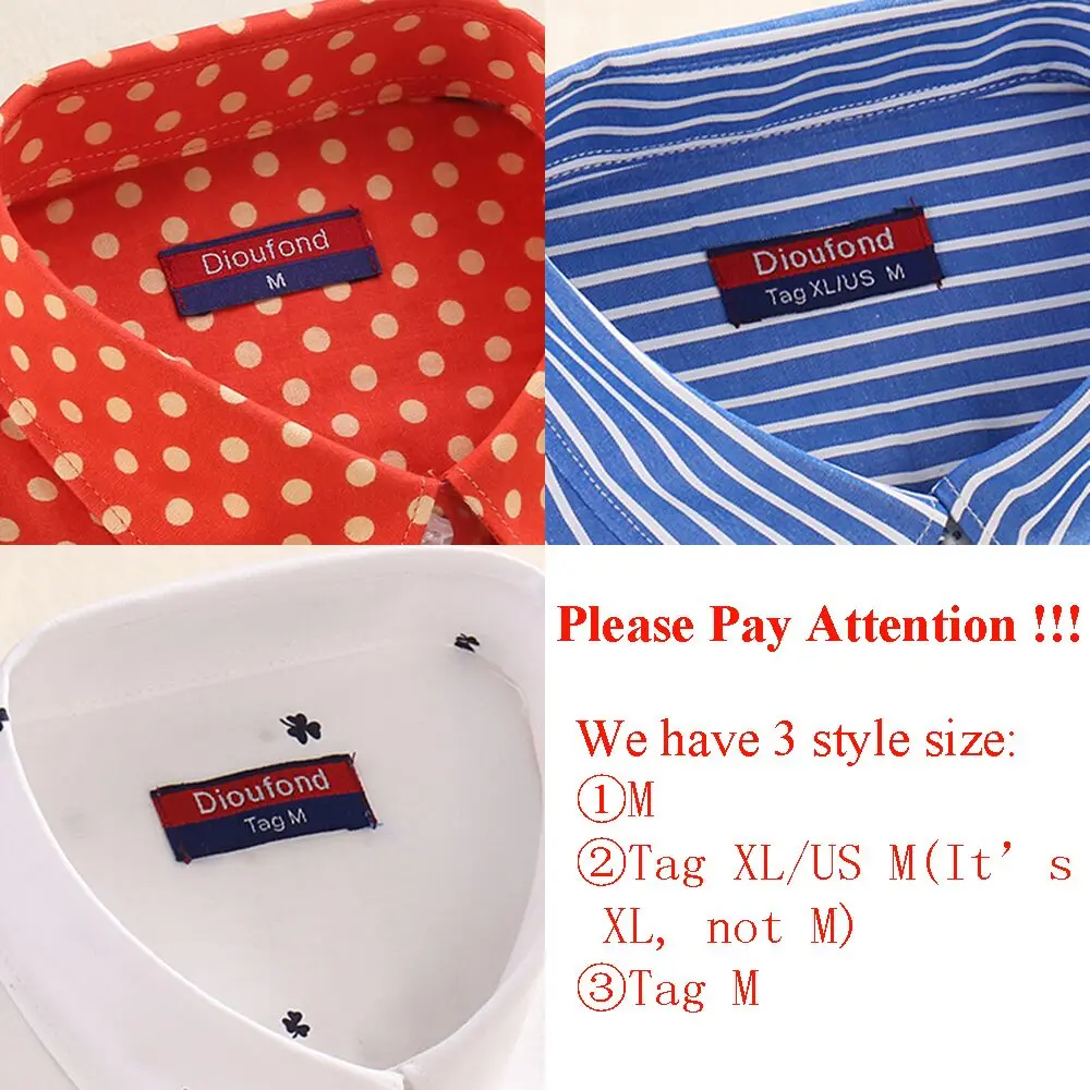 Женская блузка с цветочным принтом Dioufond винтажная хлопковая рубашка отложным