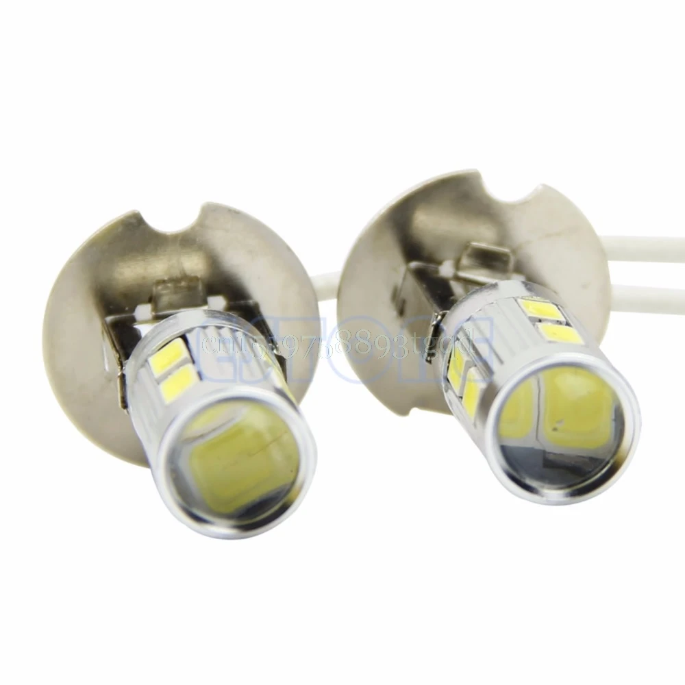 H3 Белый 10 светодиодный 5630 SMD Противотуманные фары авто лампы задних фонарей