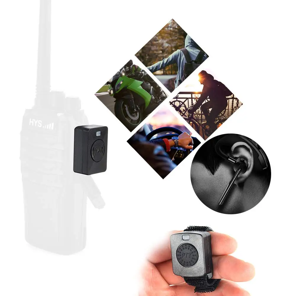 HYS BL-04DK2 Walkie talkie Беспроводной гарнитура Bluetooth V4.0 наушник forBAOFENG WouXun Kenwood