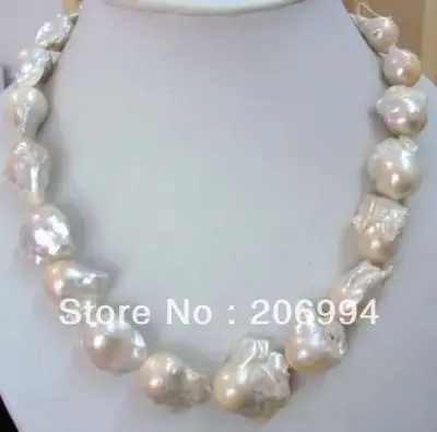Оптовая продажа дизайнерское огромное ожерелье из натурального жемчуга в стиле