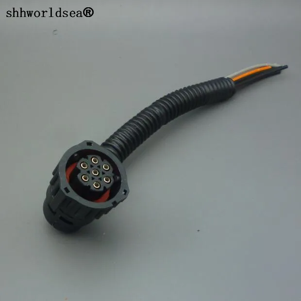 Shhworldsea 1 шт. 7way 7 штифтов гнездовой автомобильный Водонепроницаемый проводной