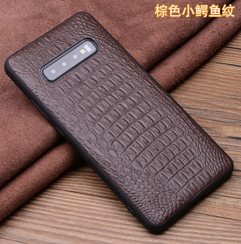 Для samsung Galaxy S10e Подлинная Кожаный чехол для samsung Galaxy S10 Plus принципиально ТПУ силиконовый Бампер Мягкий задняя крышка на