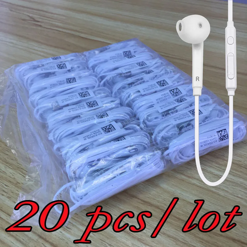 20 шт./лот наушники с микрофоном высококачественные стереонаушники вкладыши для