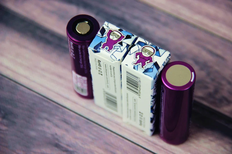 2 шт. EFEST IMR 18650 3000mah 3,7 V 35A аккумулятор фиолетовый Профессиональный Vape электронная сигарета литий-ионные аккумуляторы питания