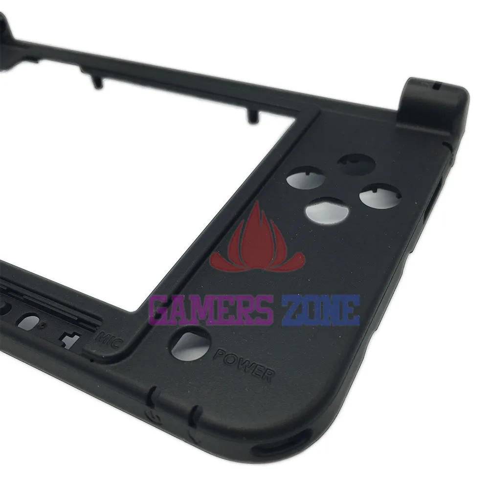 Запасная часть для Nintendo 3DS XL черная Нижняя средняя оболочка/Корпус без блокировки
