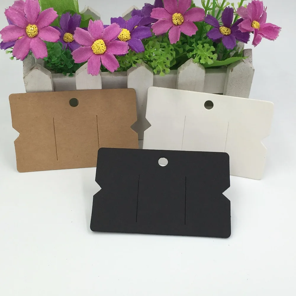 200 шт. бумажные карты для волос заколки аксессуары с картами | Украшения и