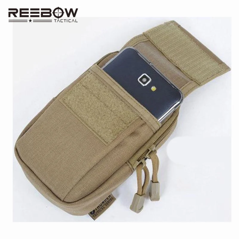 Тактическая поясная мини сумка REEBOW в стиле милитари для бега и повседневного