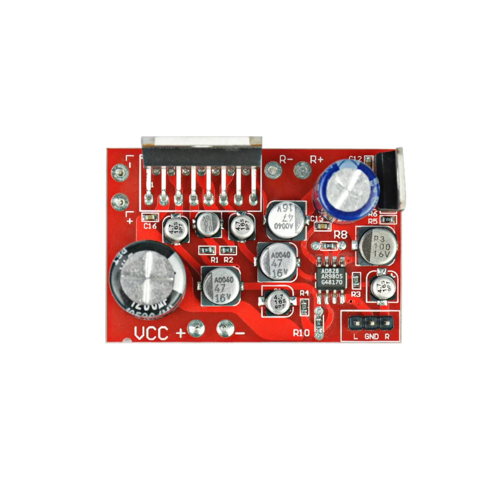 AIYIMA усилители аудио DC12V Amplificador TDA7379 38 Вт+ 38 Вт стерео усилитель доска AD828 предусилитель супер чем NE5532 Электрический модуль