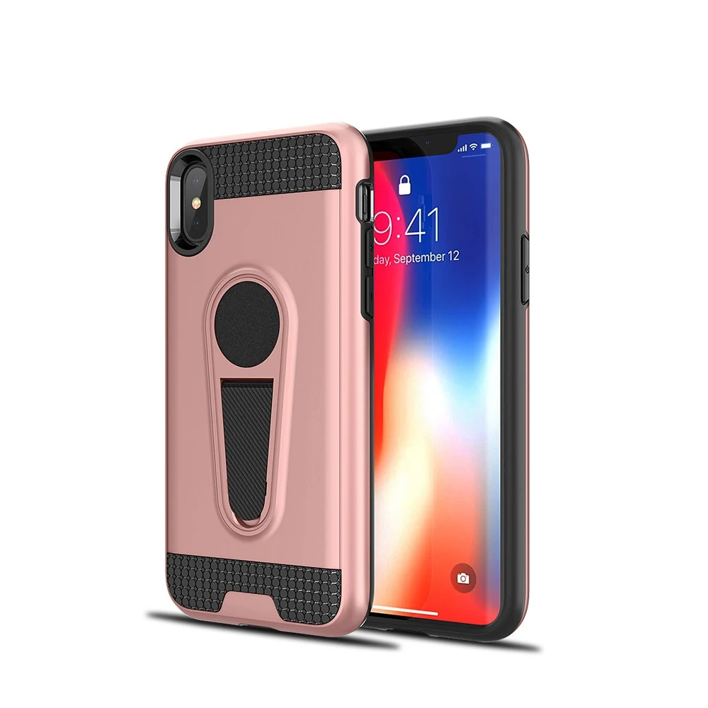 OTAO противоударный панцири чехол для iPhone X 8 7 6 S Plus Чехлы магнитный автомобильный