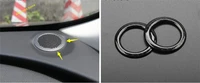 lapetus front inside stereo speaker audio sound frame ring cover trim 2 pcs fit for jaguar xe 2016 2017 2018 auto accessories