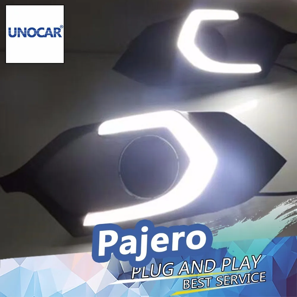 Автомобильный стиль для 13 16 Mitsubishi Pajero LED светильник руководство Габаритные огни s