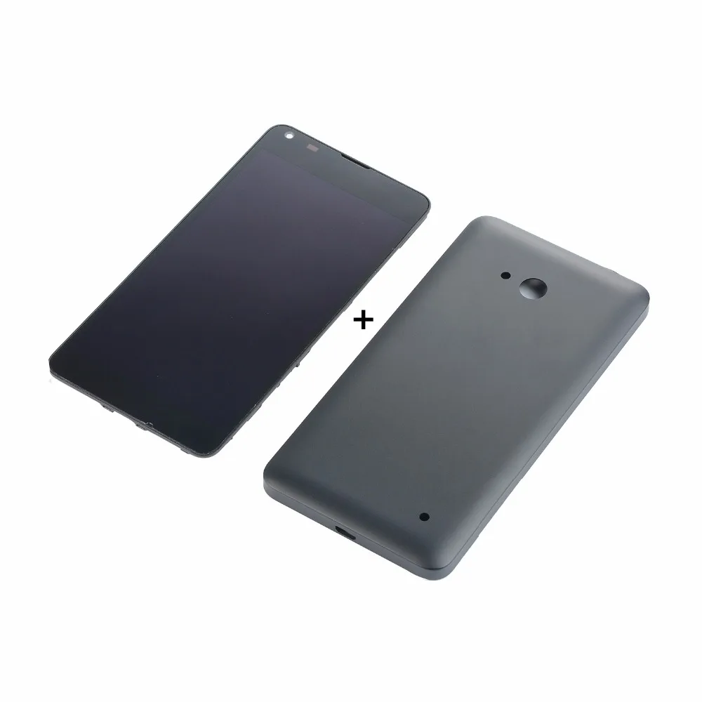 Чехол с подставкой и отделениями для карт для Nokia Lumia 640 RM-1109 RM-1072 RM-1073 RM-1077 ЖК-дисплей Дисплей Сенсорный экран Digitizer+ Батарея задняя крышка