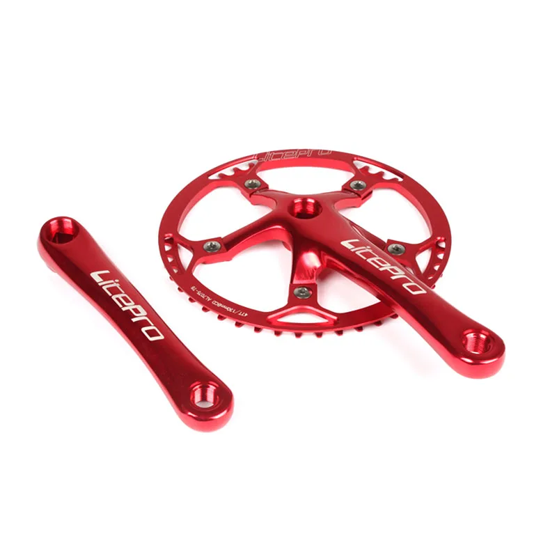 BIicycle супер светильник 56T квадратный шатун 130 мм BCD круглый BMX Складная