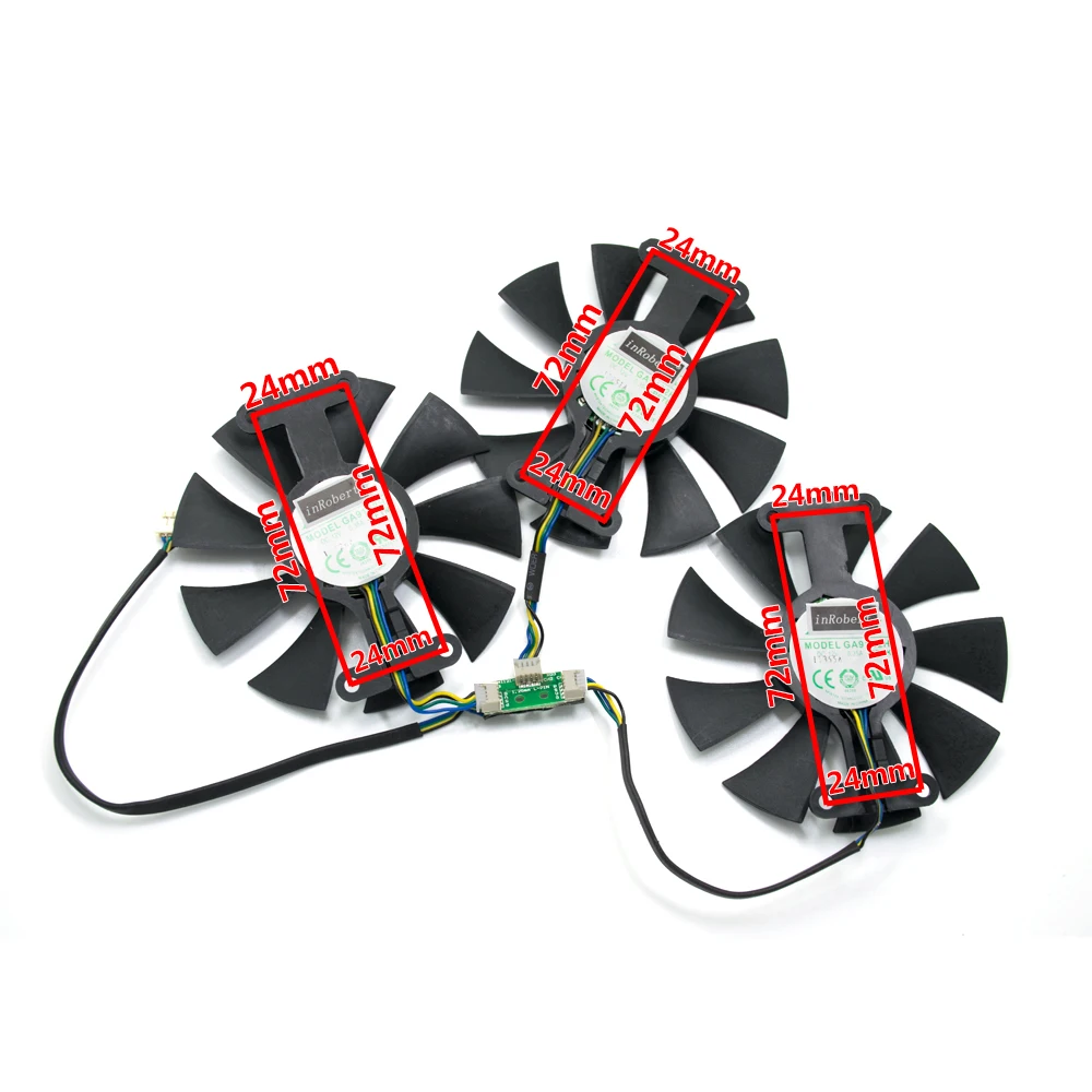 Вентилятор охлаждения GA91S2H 4PIN GTX 980TI для ZOTAC GeForce AMP 6 ГБ GTX980Ti ARCTICSTORM TITAN X 12 Гб 85