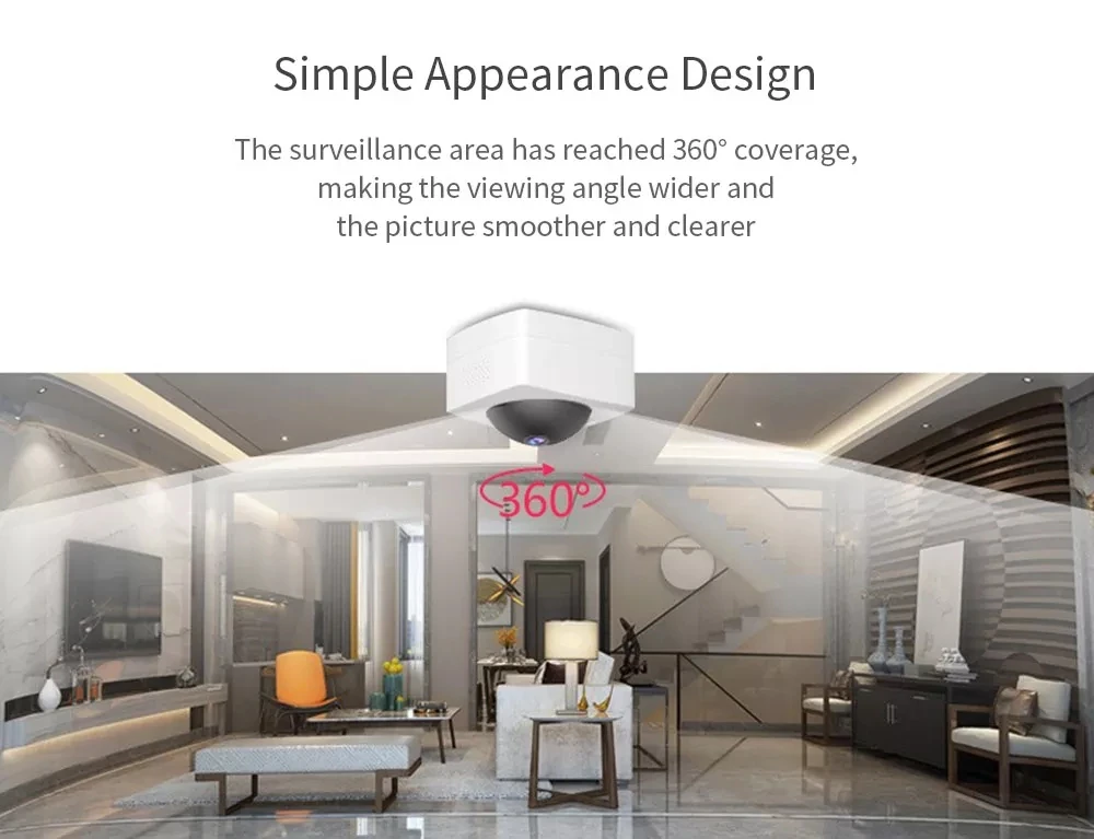 Xiao mi jia XiaoVV ночная версия работа с mi Home App Smart Panora mi c IP камера HD 1080P 360 Panora mi c AI гуманоидное Обнаружение