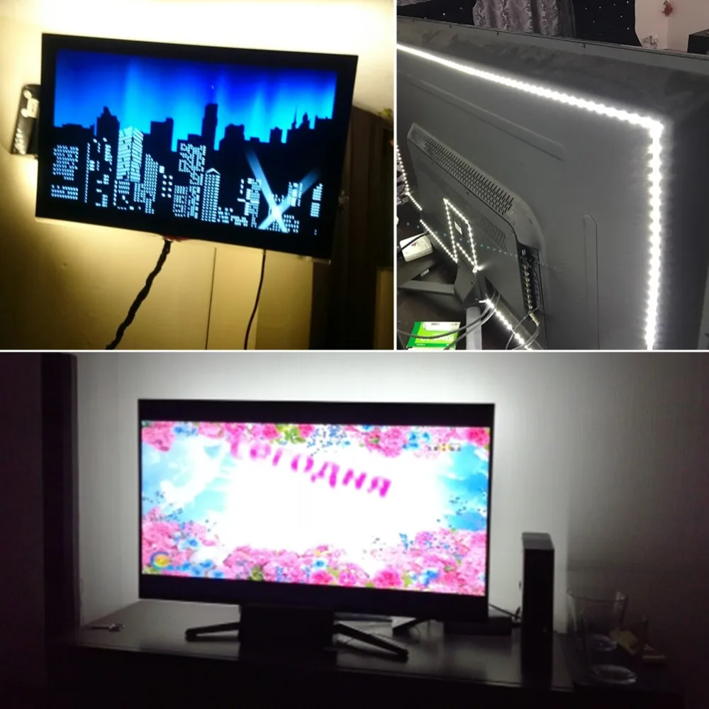 Светодиодная лента EeeToo USB 5050 smd 5 в пост. Тока 0 м 1 2 3 4 м|led strip light 5050|led lightusb led |