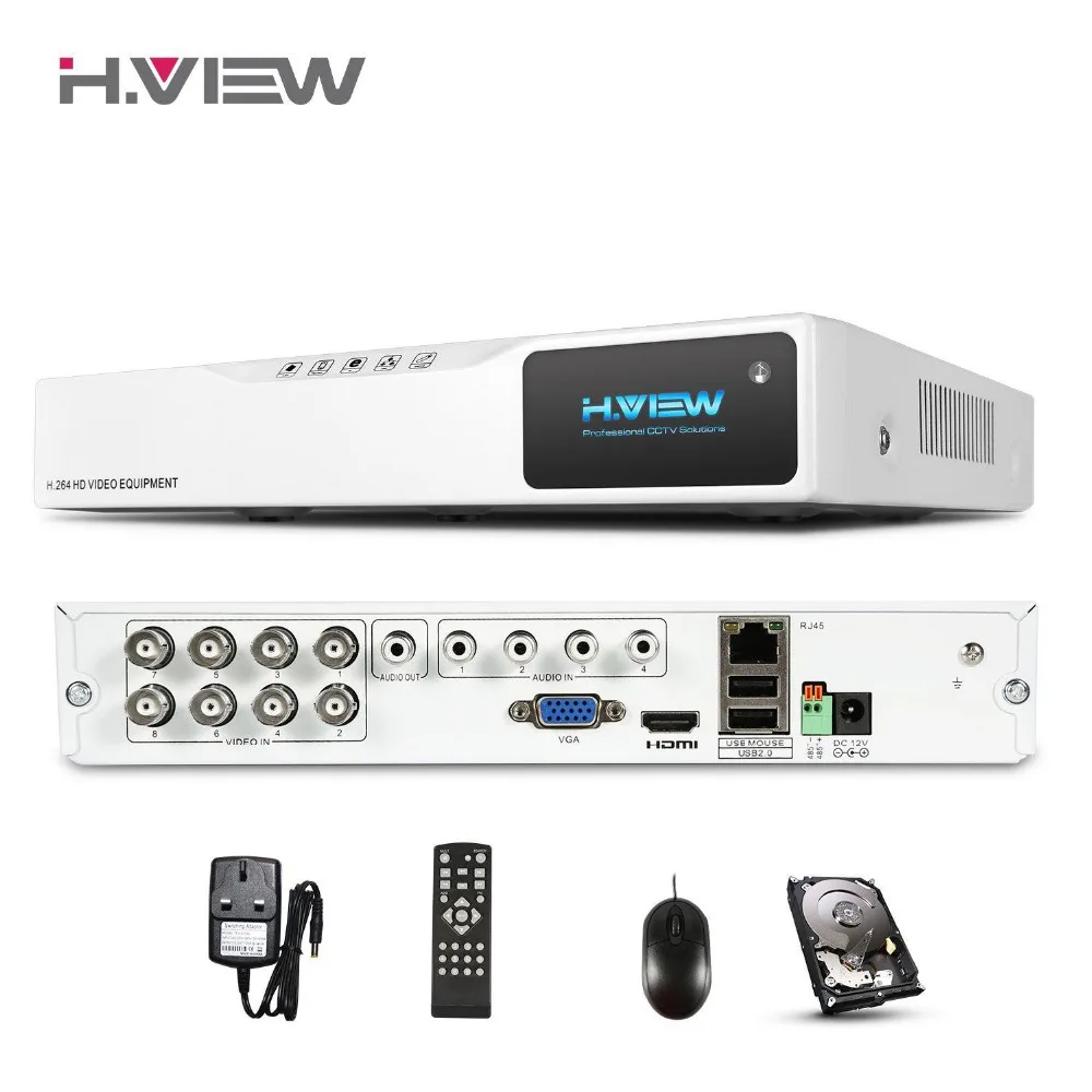 Супер 8-КАНАЛЬНЫЙ AHD DVR HD 1080 P Цифровой Видеорегистратор H.264 CCTV Сетевая камера 8 CH NVR