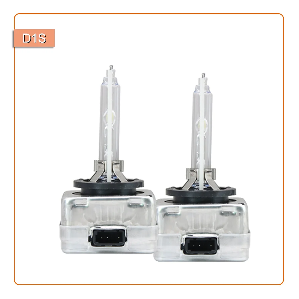 1 пара ксеноновых ламп D1S D2S D3S D1R D2R D3R HID 4300k 5000k 6000k 8000k с металлическим основанием, ксеноновый головной светильник, лампа, автомобильный налобный светильник
