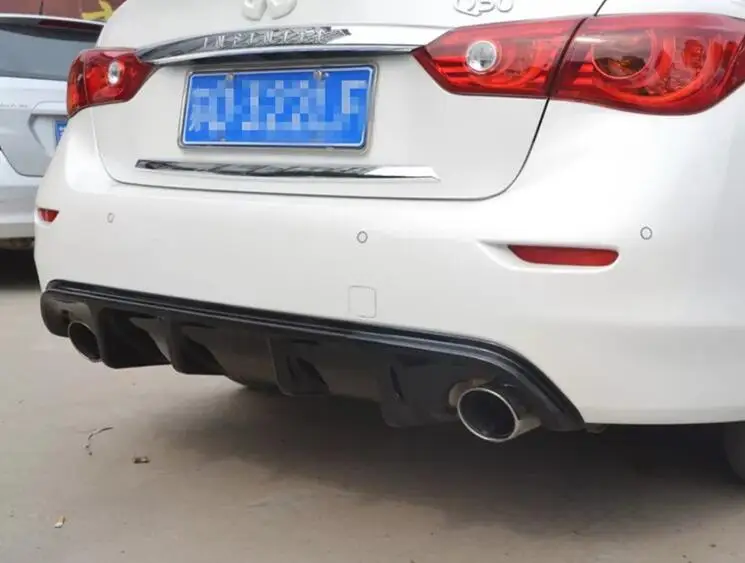 Для Infiniti Q50 тела комплект спойлер- для Infiniti Q50 ABS задний спойлер переднего бампера Диффузор защитные бамперы