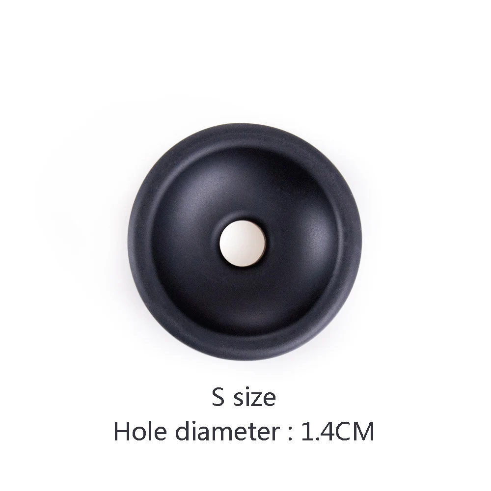 S size silicon ring Мужской пенистый насос для увеличения размера Пениса, вакуумный массажер для увеличения размера, для мужчин, вакуумные насосы, расширитель, укрепляющий массажный уход, носилки - Цвет: S size silicon ring