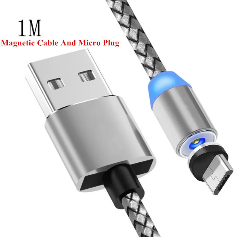 Micro Plug USB Cable Магнитный зарядный кабель USB для huawei Y9 Y6 Y5 Prime P20 P10 mate 10 Lite Honor 10 9 Lite 7C 7A Pro 8X8 S P Smart - Цвет: Micro Plug USB Cable