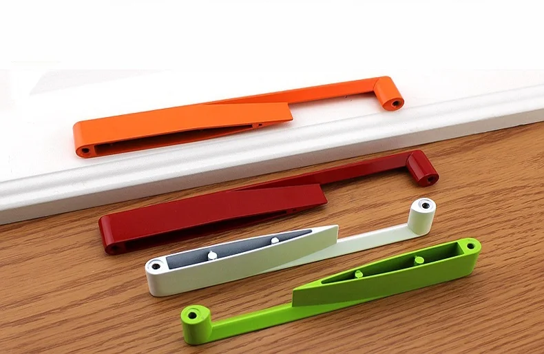 2 шт./лот красочный цинковый кухонный шкаф мебель гардероб ручка выдвижная