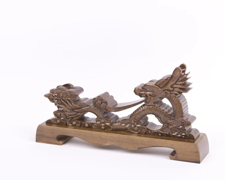 Камфорный Деревянный Дракон Самурайский меч катана вакизаси Танто держатель