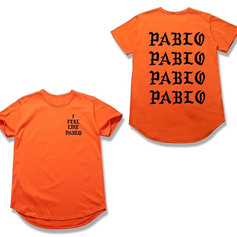 7 Футболка Kanye West The I Life Of Pablo Kanye, мужская летняя брендовая одежда, футболка I Feel like Paul Kanye, футболка Homme - Цвет: 7