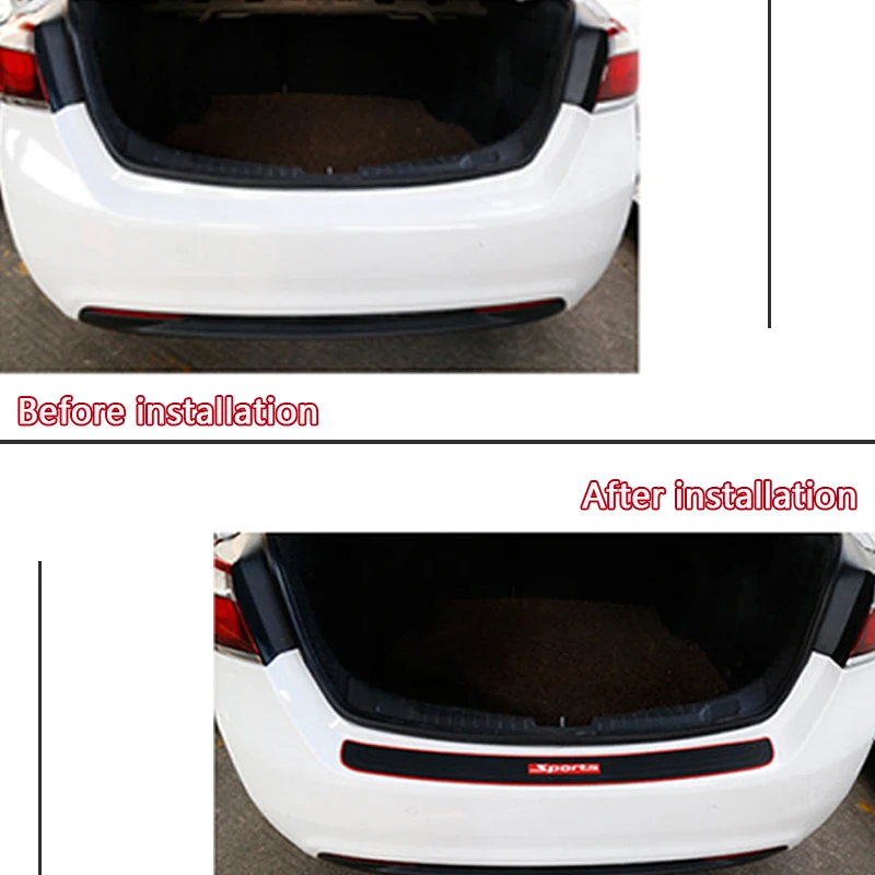 Защитная панель для заднего бампера Suzuki Swift Volkswagen Passat B5 Tiguan Jetta MK6 Skoda|Наклейки на