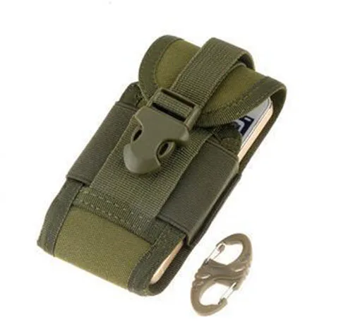 Army green 6 цветов Тактический универсальный чехол для телефона армейская сумка для мобильного телефона крюк чехол - Цвет: Army green