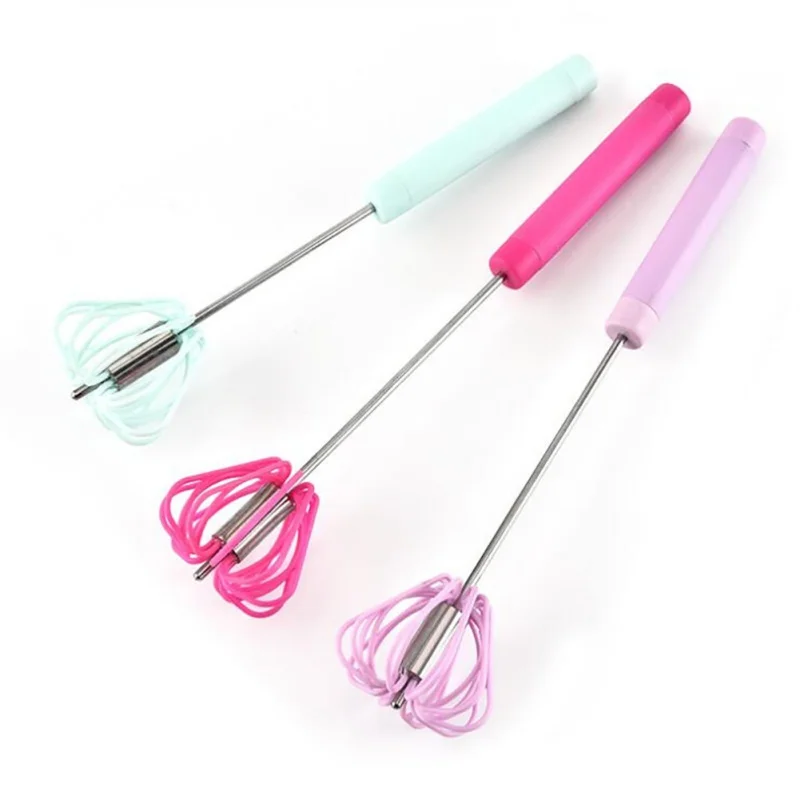 Stainless Steel Spiral Whisk Kitchen Egg Beaters Tool Cream Stirring for Home Baking Cooking Kitchen Appliances