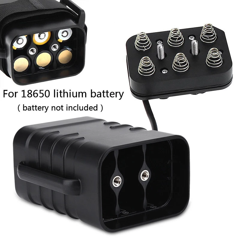 GTF 8.4V 2A 6* 18650 Cycling Safety Waterproof Battery Pack Case House Cover For Bicycle Tail Light Headlight Bike Lamp | Электроника