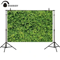 allenjoy photography backdrops shrub hedge bush green plant outdoor nature fence spring background for photo studio photography
