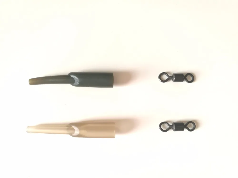 Бусины/резиновые втулки Run Rig 50 шт. + стандартных вертлюгов для свинцовой системы