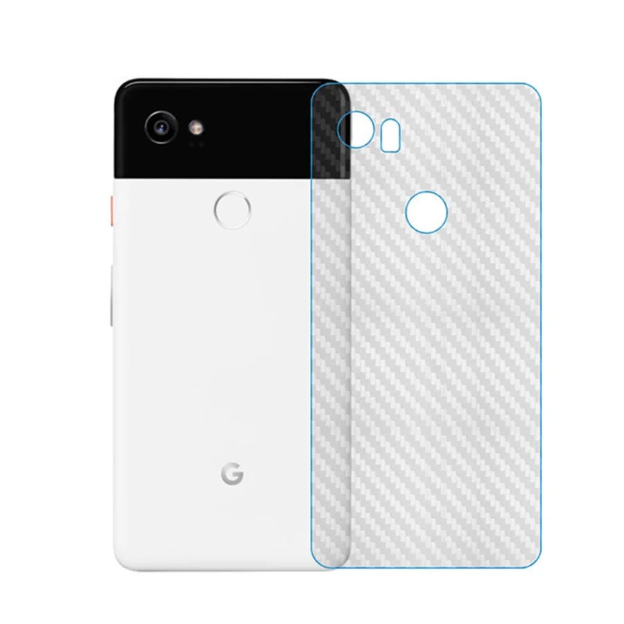 5 шт./лот 3D углеродное волокно мягкая задняя защитная пленка для Google Pixel XL 2 2XL