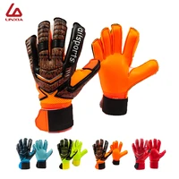 new professional goalkeeper gloves thickened latex finger protection kids adults size 5 to 11 luva de goleiro futbol gloves