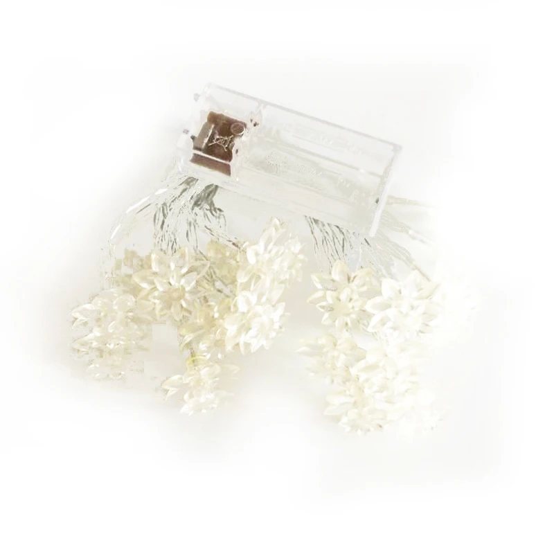 Светодиодная гирлянда с цветами лотоса 2 5 м 20 цветов|garland light|light christmasflower led string |