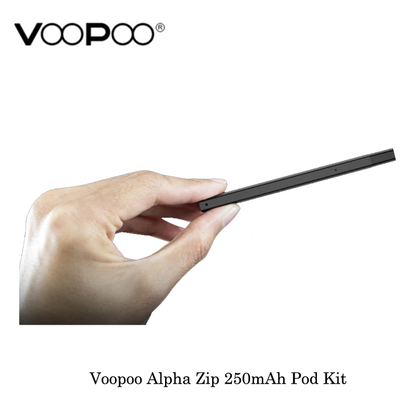 Электронная сигарета Voopoo Alpha Zip 250 мА/ч Pod Kit 12 Вт 1 0 мл картридж 8 Ом хлопок Core GENE