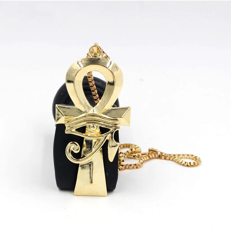 Мужские и женские египетские подвески в форме Креста винтажное ожерелье