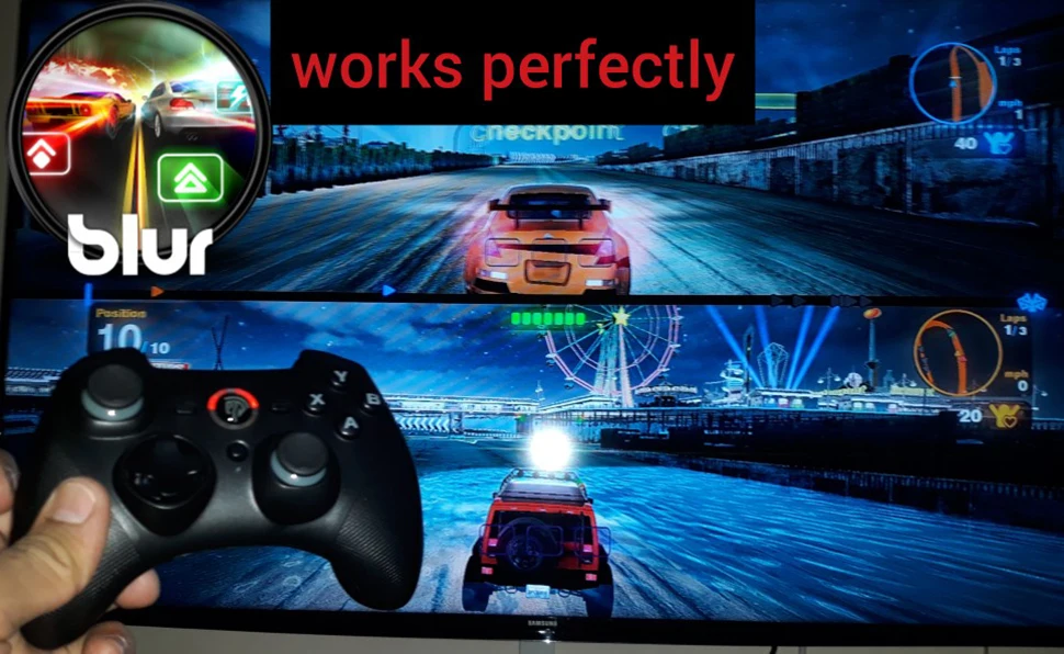 EasySMX ESM-9101 геймпад для Xiaomi Mi TV Box 3 игровой контроллер Xiaomi Mi TV Box S с двойной вибрацией турбо Android геймпад
