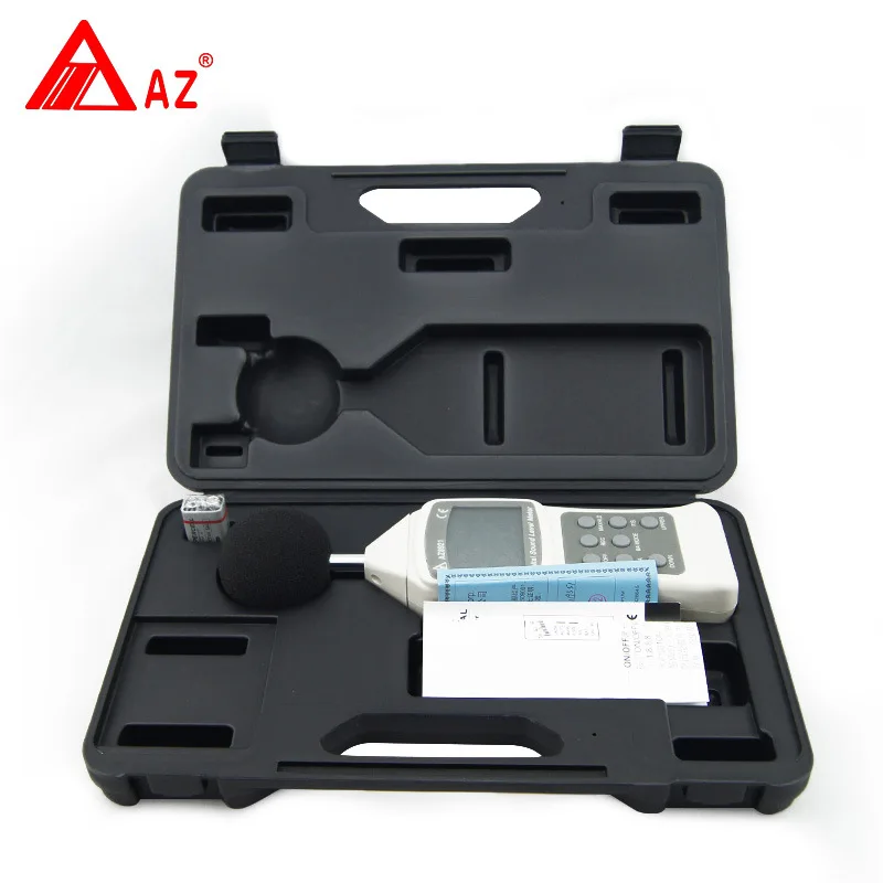 AZ8921 LCD цифровой измеритель уровня звука децибел Тестер с интерфейсом RS232 и
