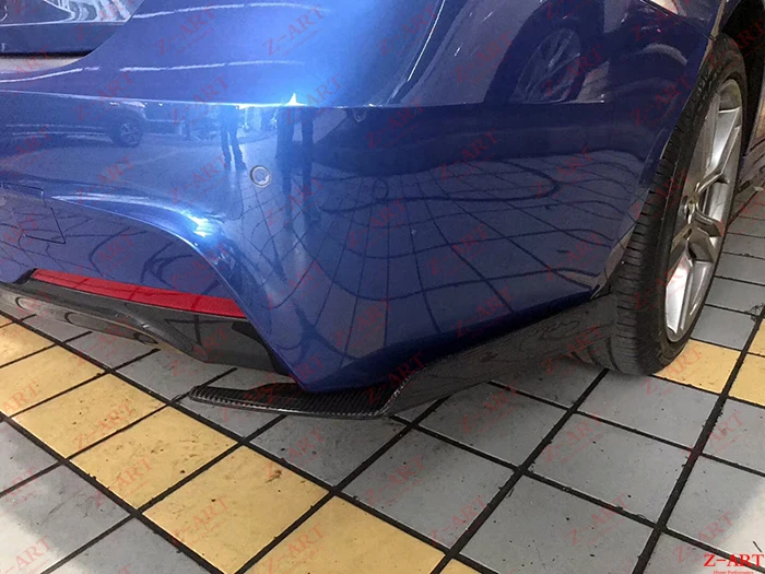 Z ART углерода задний разветвитель для BMW F30 углеродное волокно диффузор Защитные