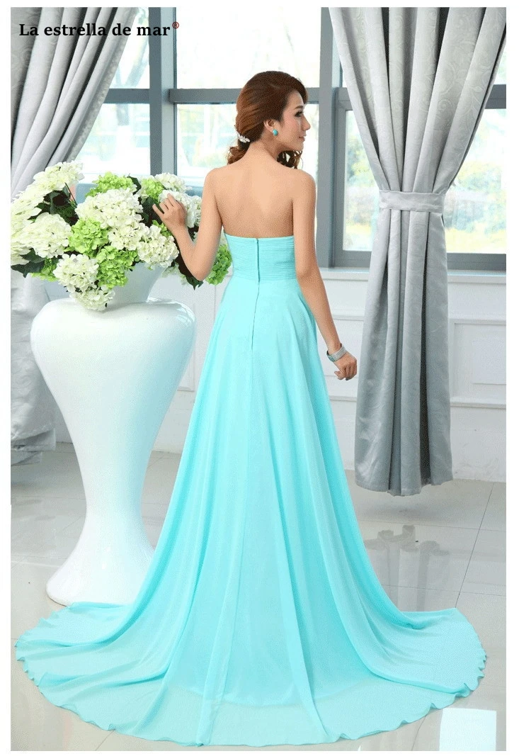 Robe Demoiselle D'honneur Pour Femme ходовой шифон с украшением в виде кристаллов открытыми