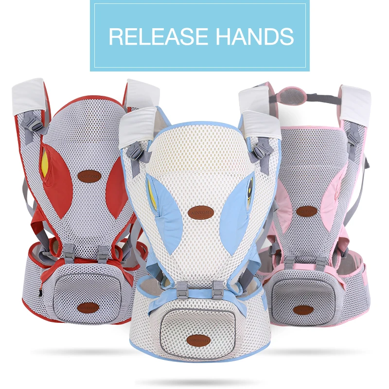 TUKATO Baby Carrier Breathable Front Facing Baby Carrier Comfortable Kangaroo Baby Wrap Carrier for 0-30months