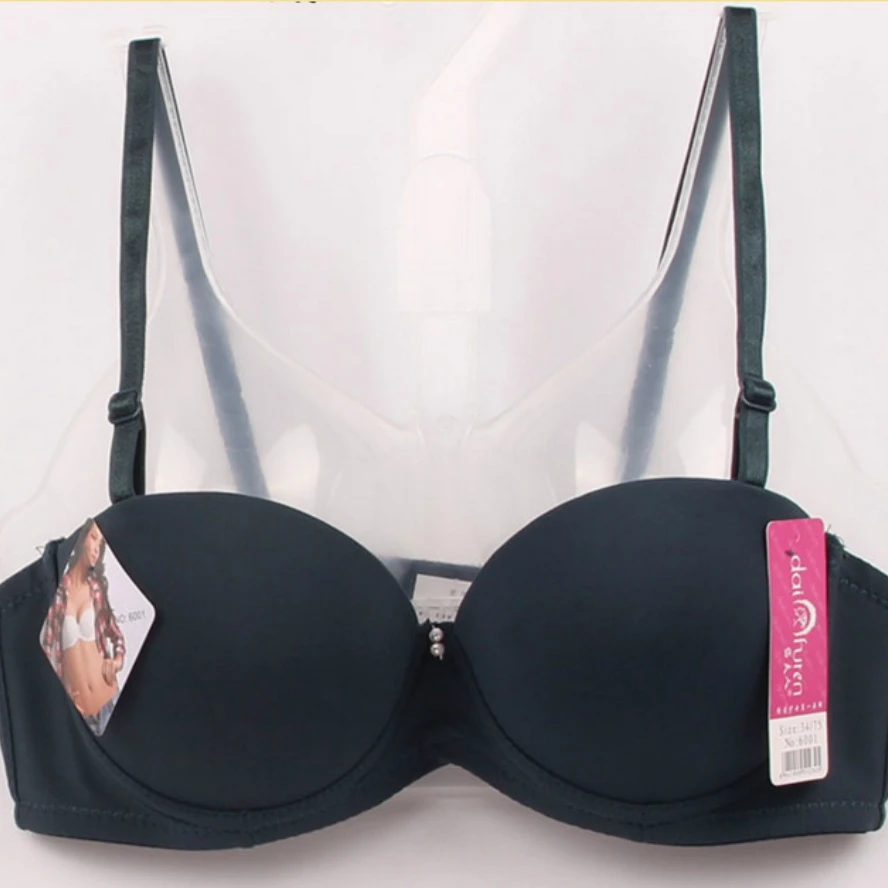 Женский бюстгальтер пуш ап с глубоким u образным вырезом невидимый открытой