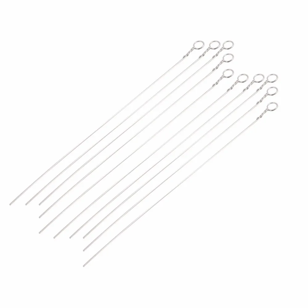 10Pcs Ni Cr Alloy 1mm 2mm 3mm 4mm 5mm Dia Inoculating Loop for Lab Microbiology Tissue Culture|loop| |