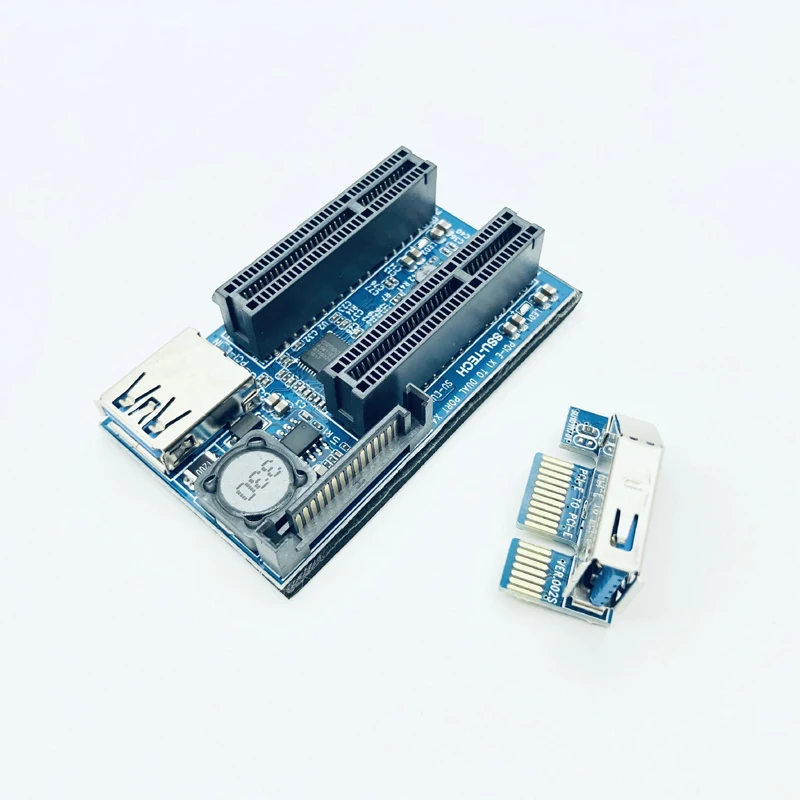 Плата расширения H1111Z PCI Express E Райзер PCIE X1 на X4 карта Райзера SATA Power 30 см
