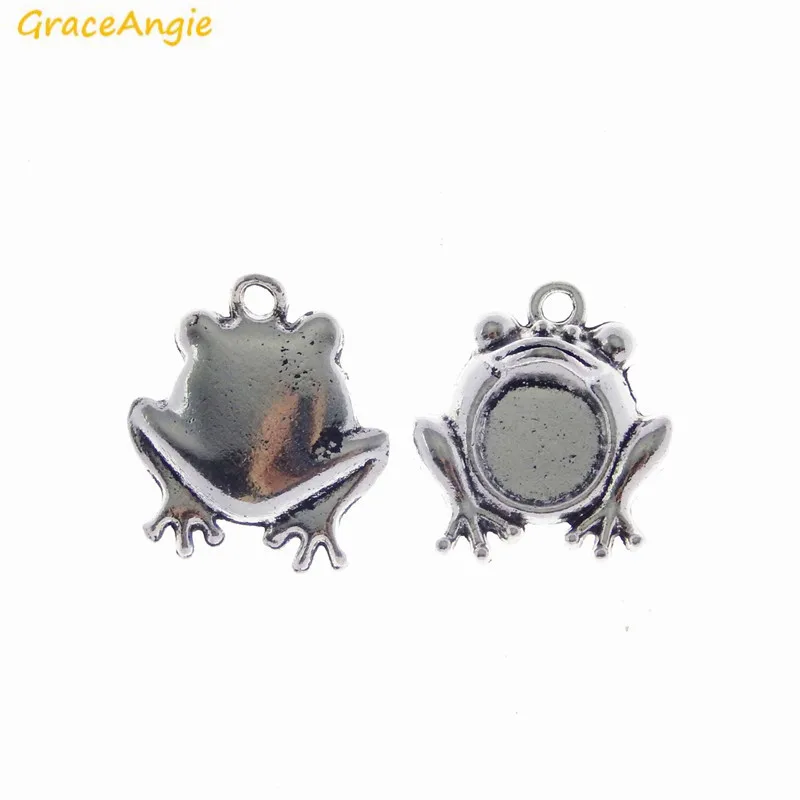 Изящная металлическая мини подвеска GraceAngie тибетского цвета с подвеской в виде