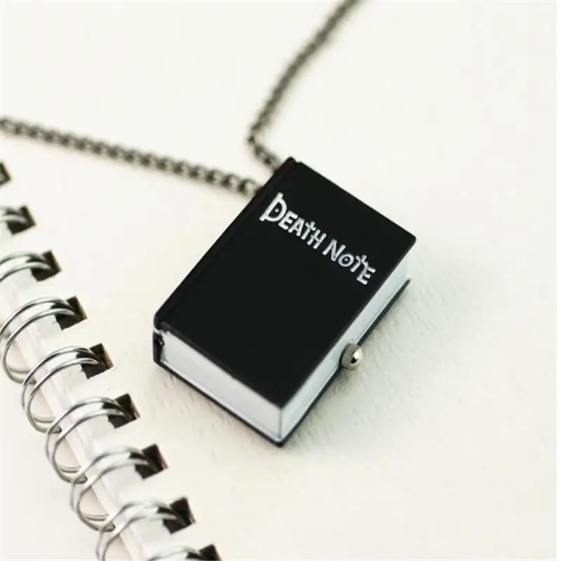Реальные часы Бронзовый/черный Цвет Death Note Винтаж уникальные карманные книга